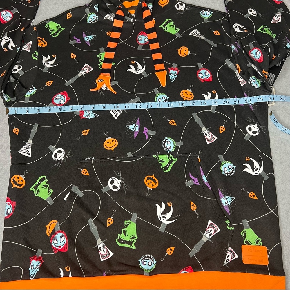 Loungefly Disney Nightmare Before Christmas Ornaments Unisex Hoodie Size Med NWT - Picture 7 of 15